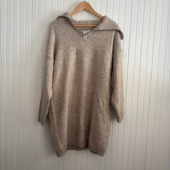 ASOS Sweater Dress Zip Neck - Picture 1 of 14